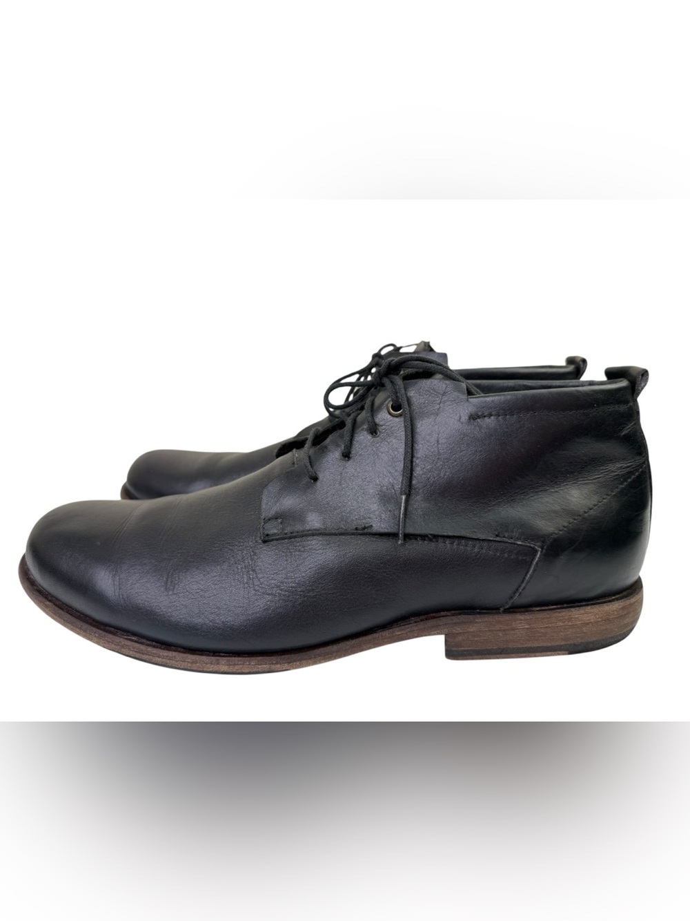 Sutro Footwear San Francisco Lee Handmade Black Leather Chukka Boots Men’s 12 D
